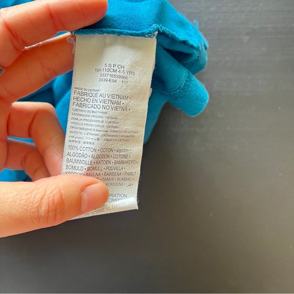 Hurley Shark Graphic Tee Blue Short Sleeve T Shirt Boys Size Small Size 4/5 yrs - Picture 5 of 5